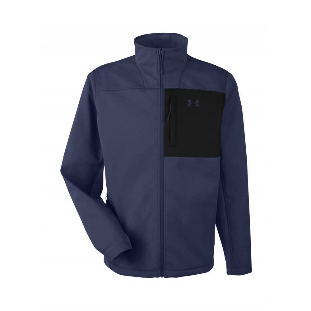 NEW UNDER ARMOUR men's coldgear infrared shield 2.0 soft shell jacket in midnigh